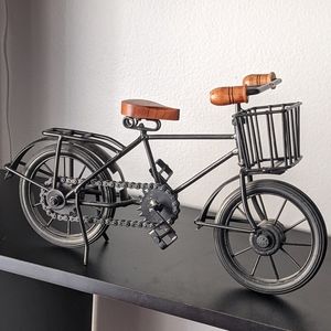 Metal & Wood Bicycle Tabletop Decor
